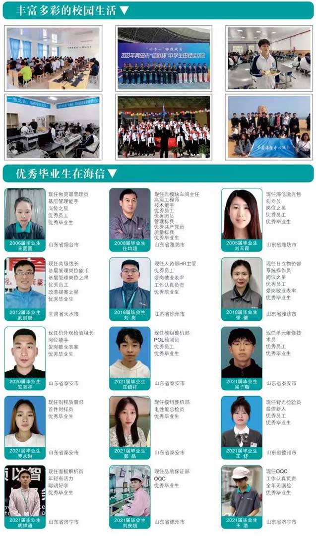 海信智能信息學院優秀畢業生