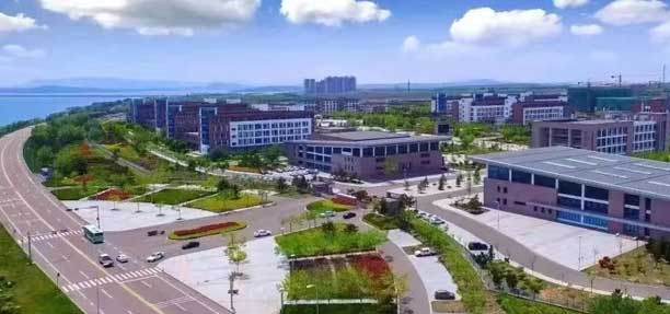 威海水產學校俯瞰圖