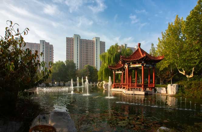 山東昌樂技師學院校園環境