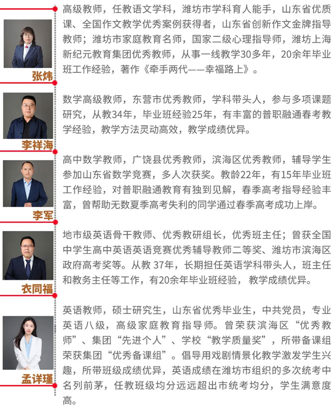 優秀師資 優秀師資