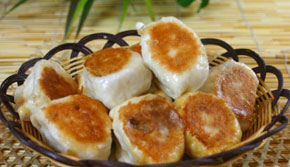 特色小吃煎包